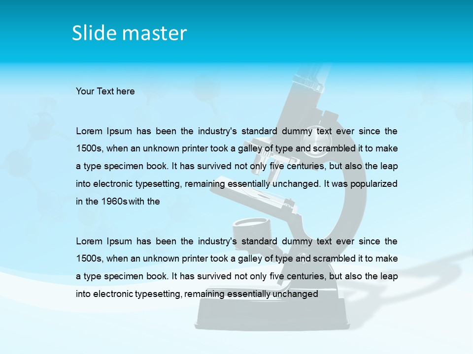 Scope Object Black PowerPoint Template