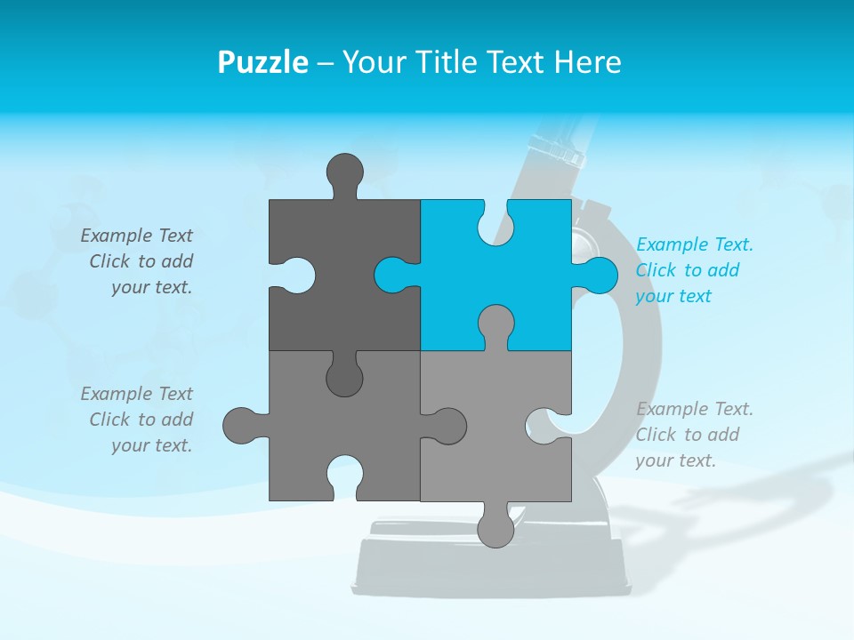 Scope Object Black PowerPoint Template