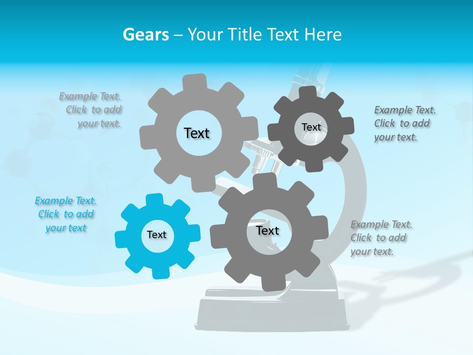 Scope Object Black PowerPoint Template