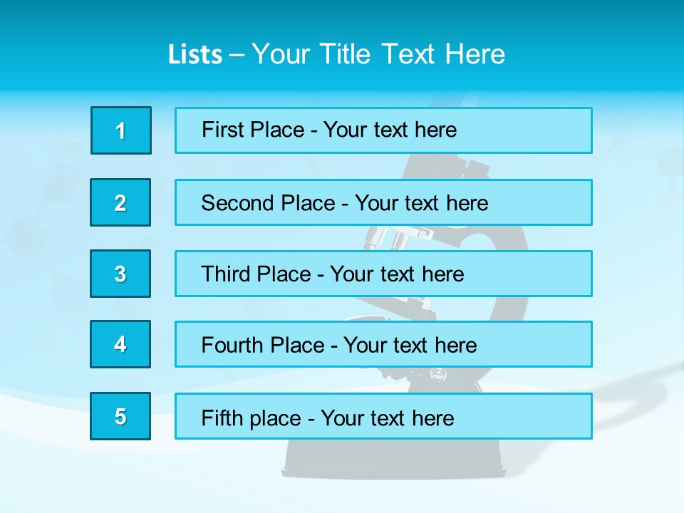 Scope Object Black PowerPoint Template