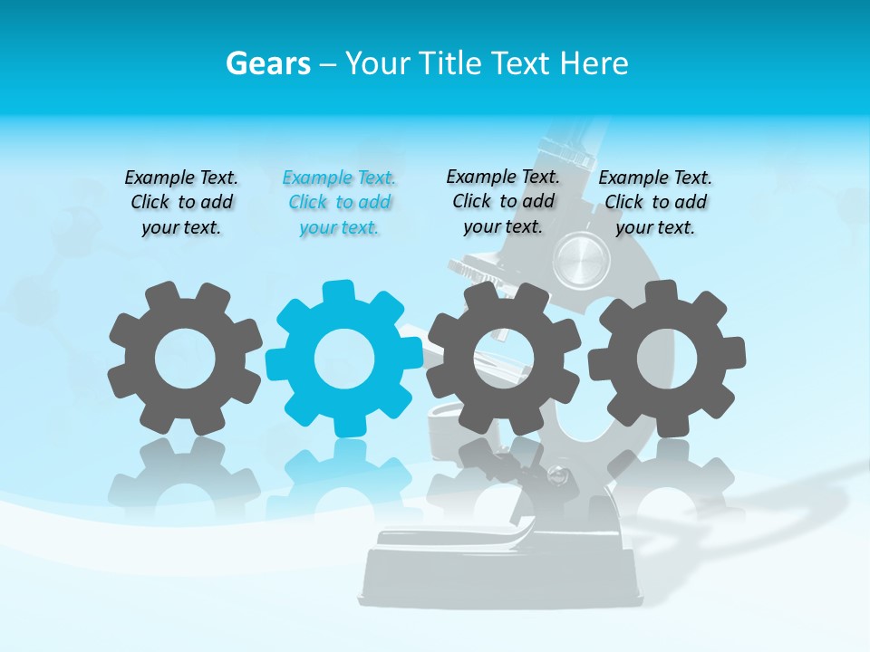 Scope Object Black PowerPoint Template