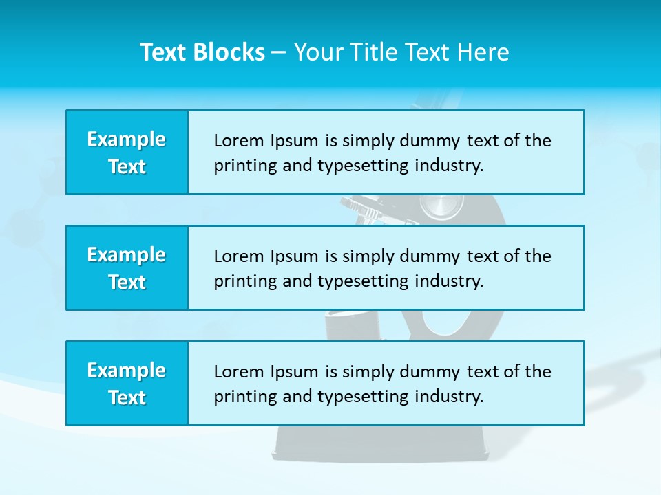 Scope Object Black PowerPoint Template