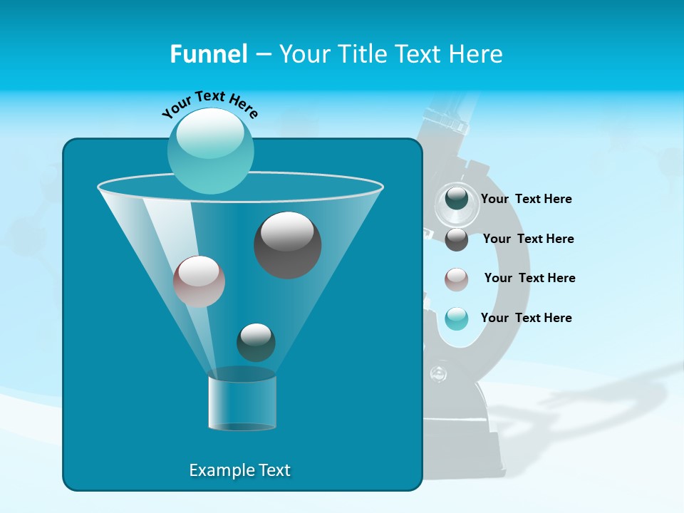 Scope Object Black PowerPoint Template