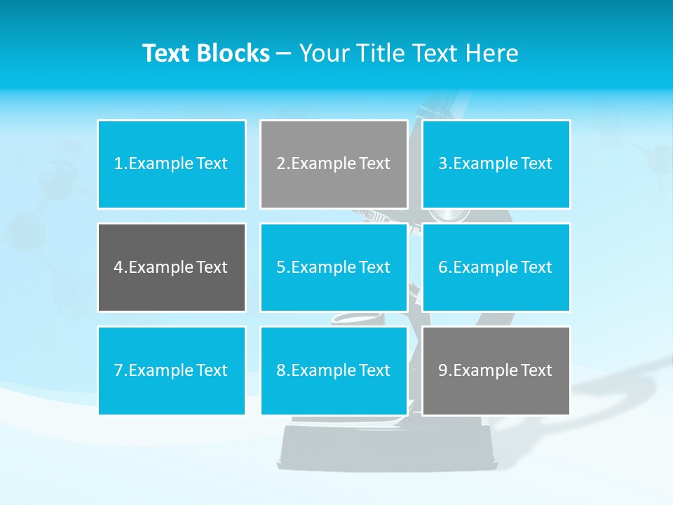 Scope Object Black PowerPoint Template