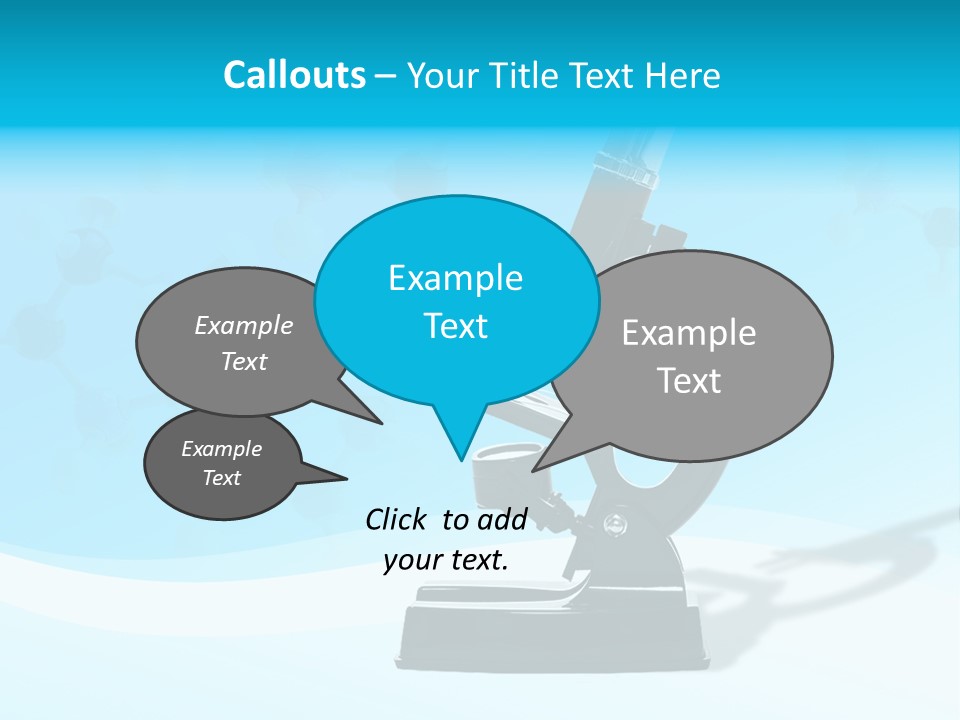 Scope Object Black PowerPoint Template