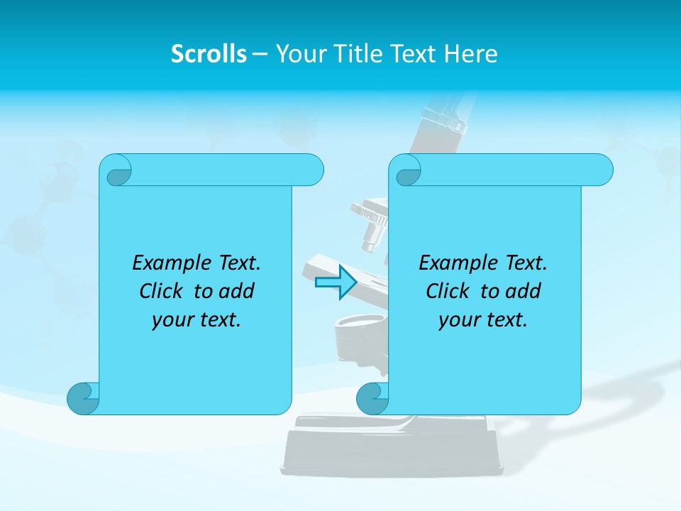 Scope Object Black PowerPoint Template