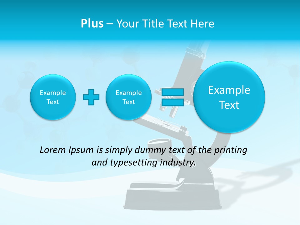 Scope Object Black PowerPoint Template