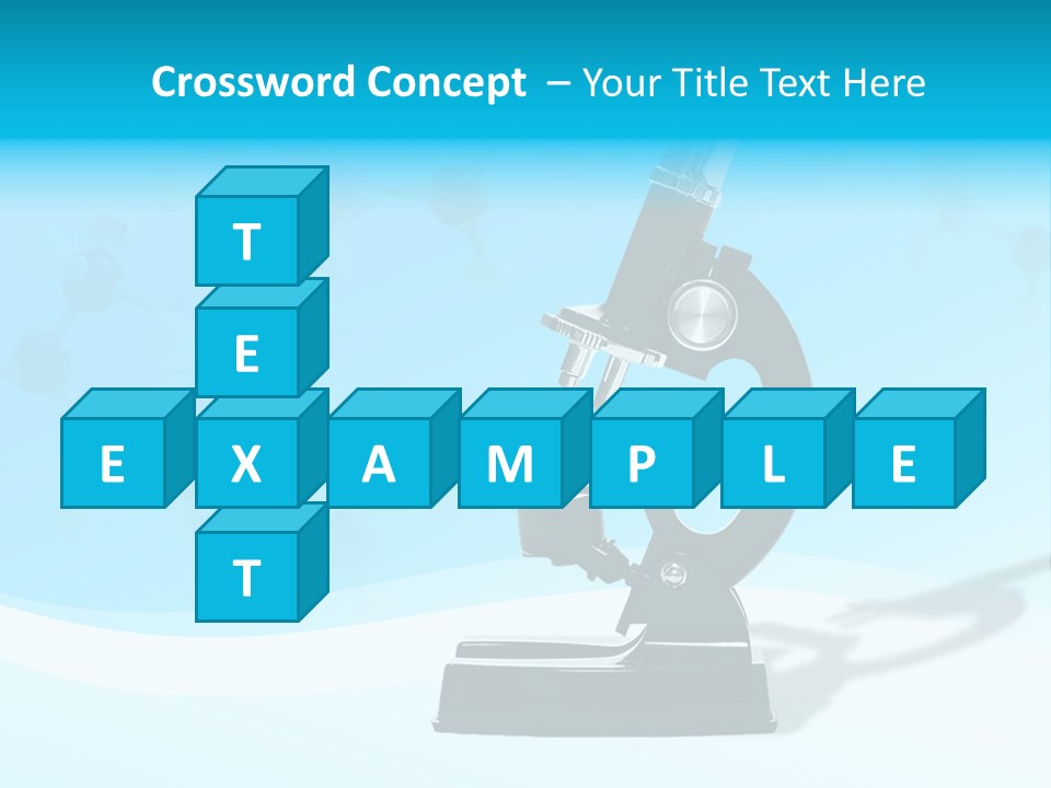 Scope Object Black PowerPoint Template