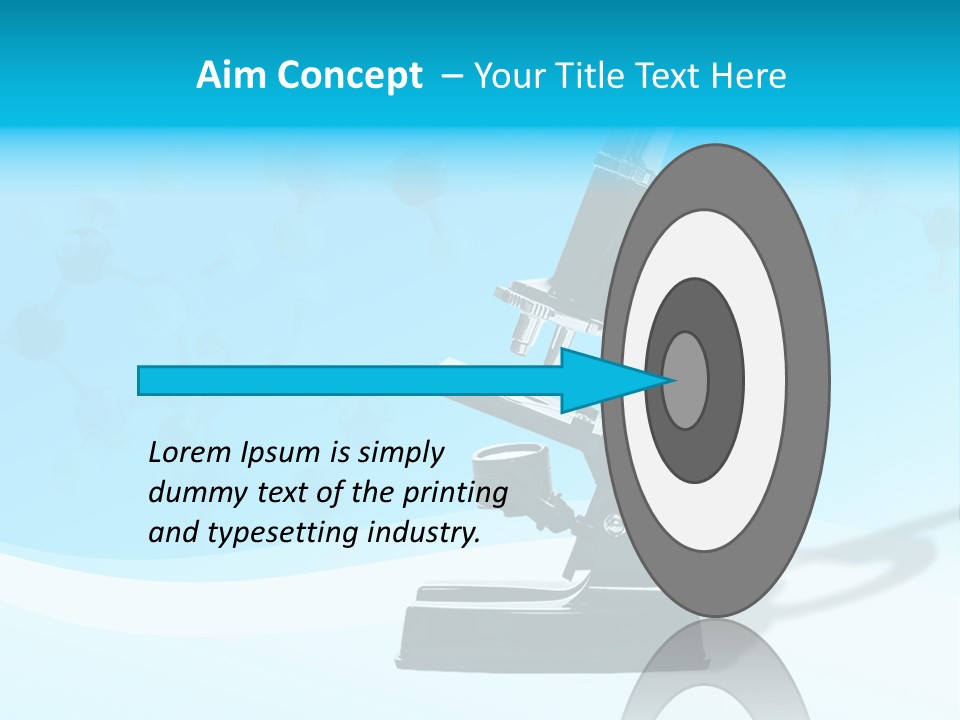 Scope Object Black PowerPoint Template