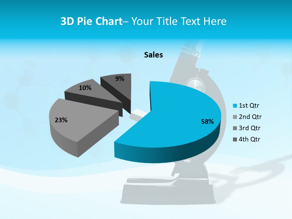 Scope Object Black PowerPoint Template