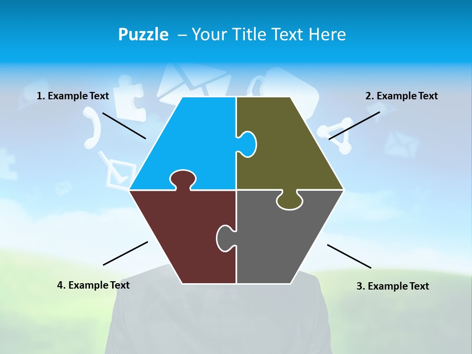 Landscape Time Decision PowerPoint Template