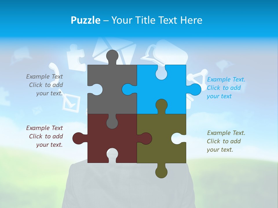 Landscape Time Decision PowerPoint Template