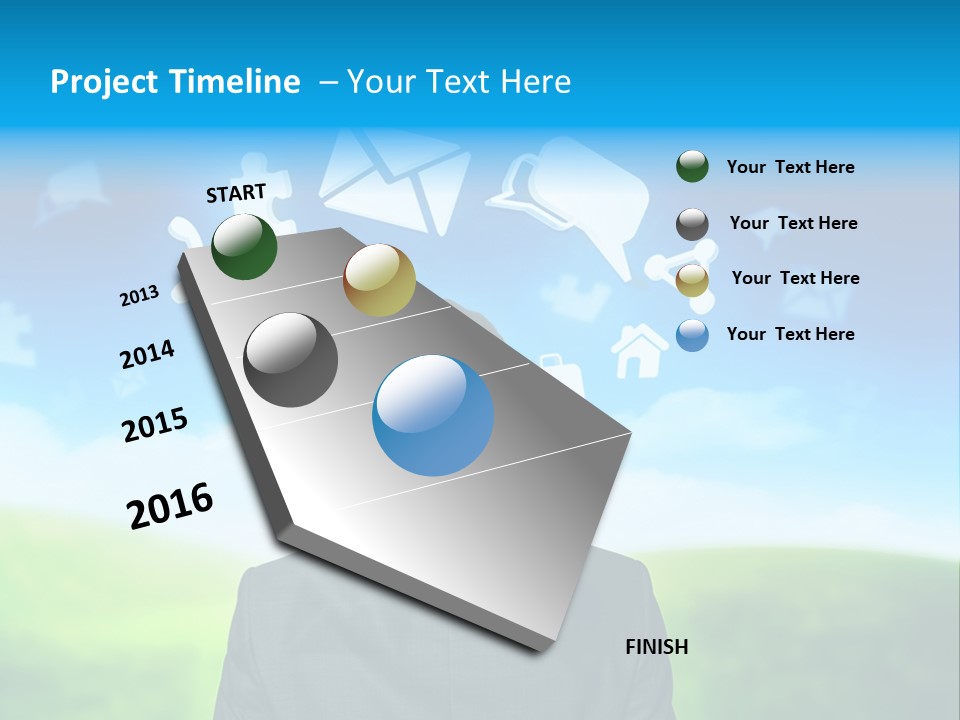 Landscape Time Decision PowerPoint Template