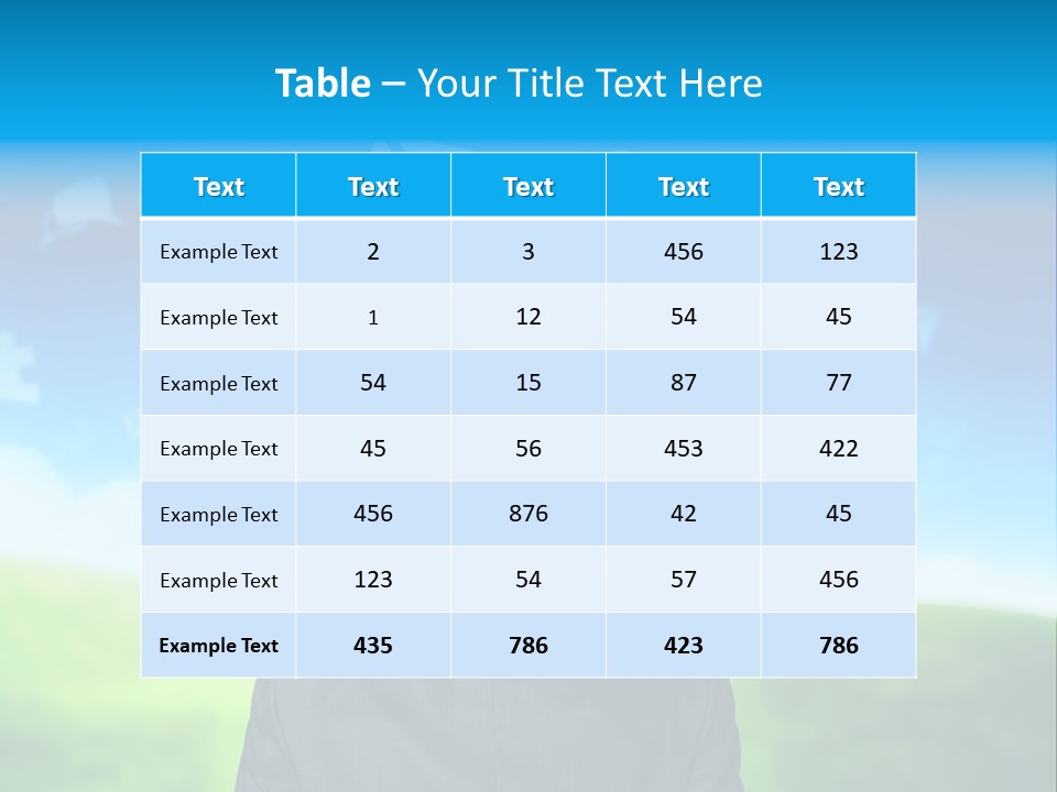 Landscape Time Decision PowerPoint Template