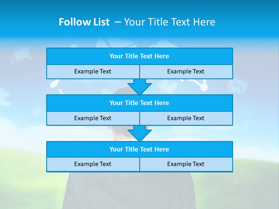 Landscape Time Decision PowerPoint Template