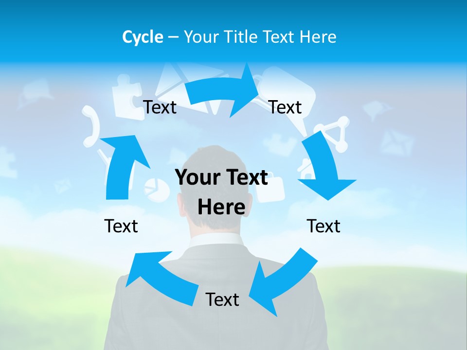 Landscape Time Decision PowerPoint Template