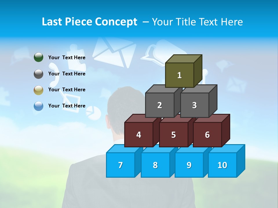 Landscape Time Decision PowerPoint Template