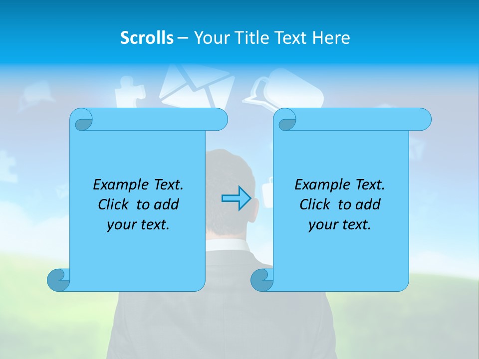 Landscape Time Decision PowerPoint Template