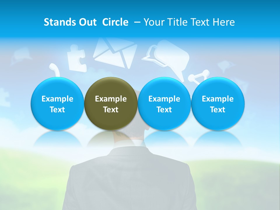 Landscape Time Decision PowerPoint Template