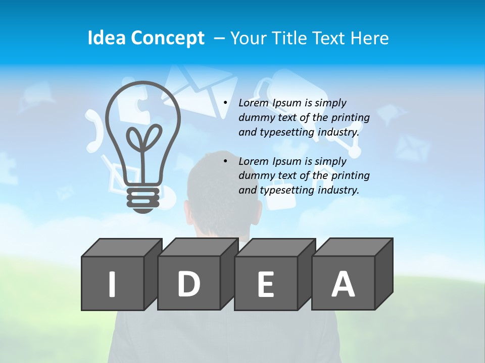 Landscape Time Decision PowerPoint Template