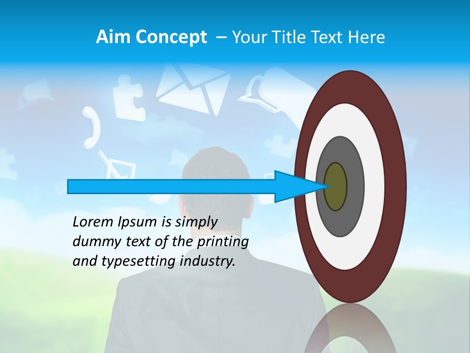 Landscape Time Decision PowerPoint Template