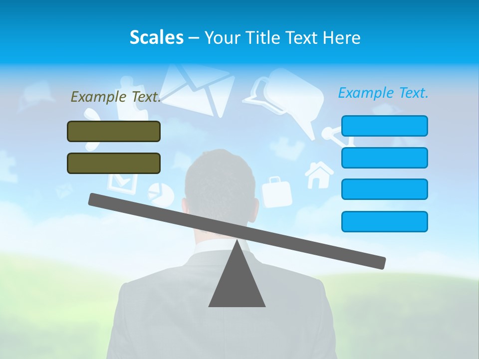 Landscape Time Decision PowerPoint Template