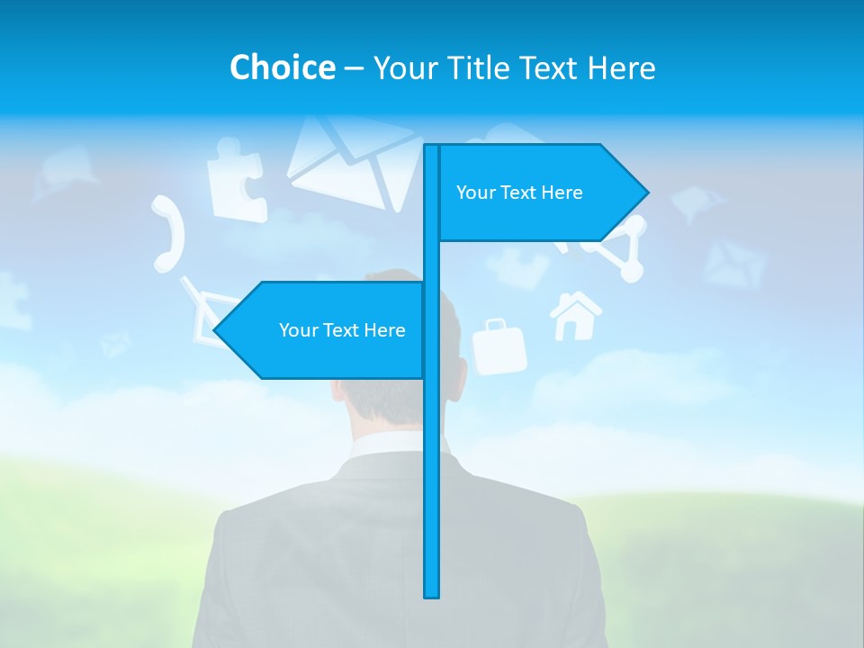 Landscape Time Decision PowerPoint Template
