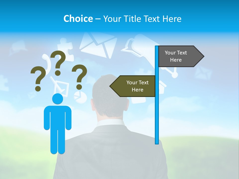 Landscape Time Decision PowerPoint Template