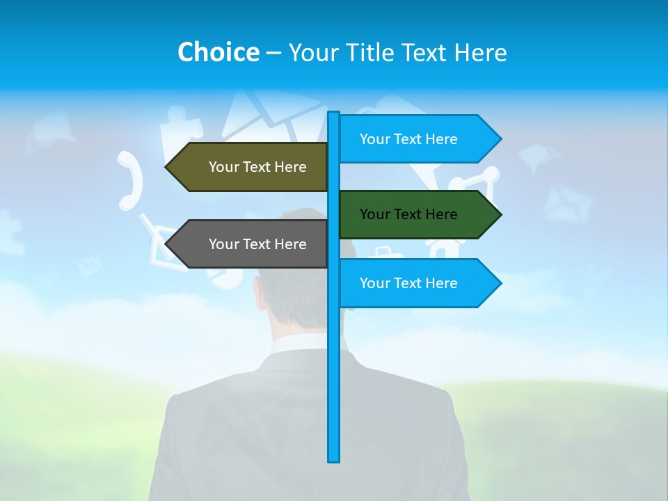 Landscape Time Decision PowerPoint Template