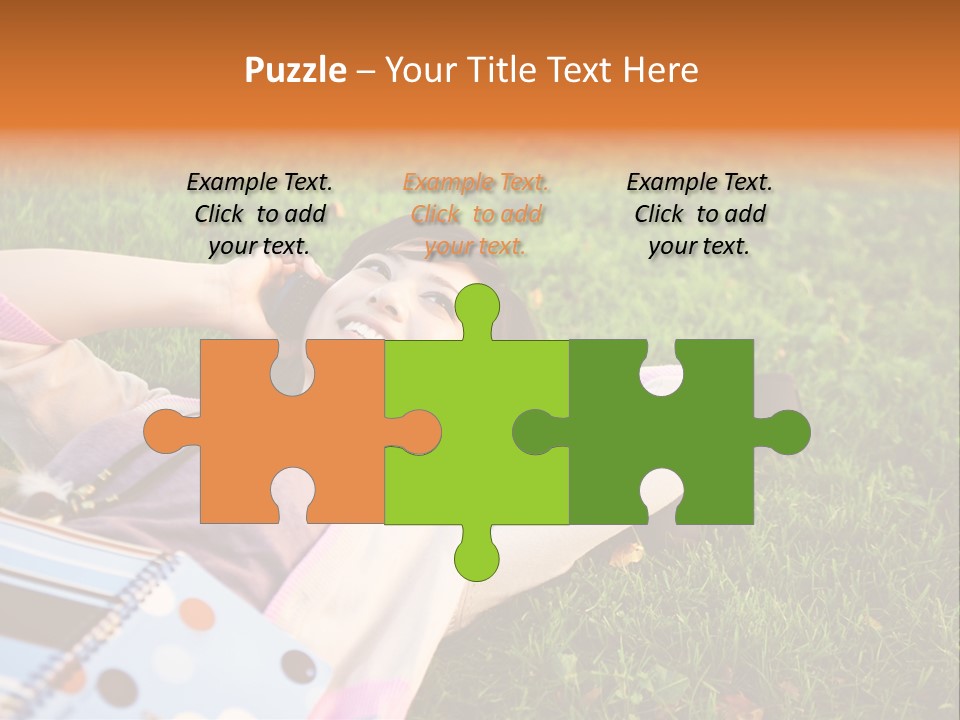 Student Mobile People PowerPoint Template