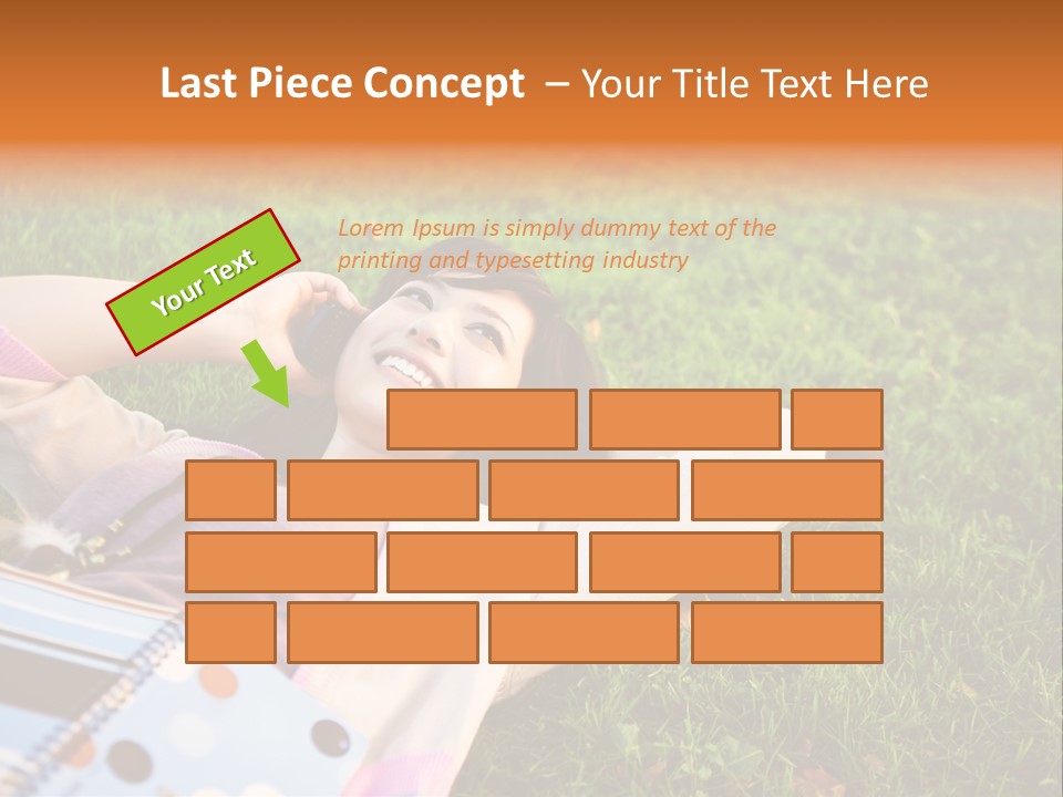 Student Mobile People PowerPoint Template