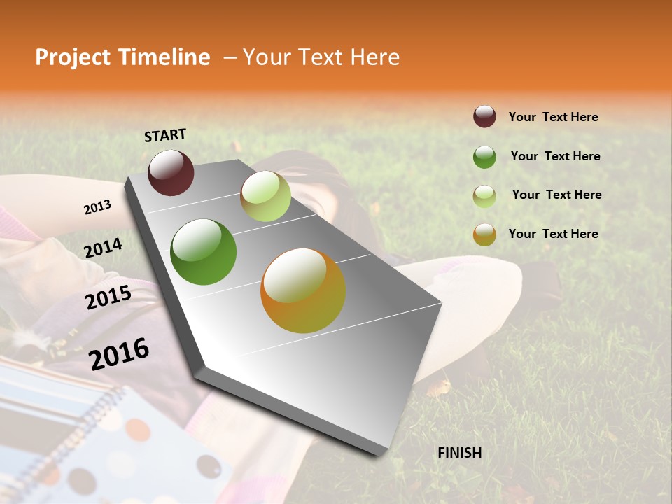 Student Mobile People PowerPoint Template