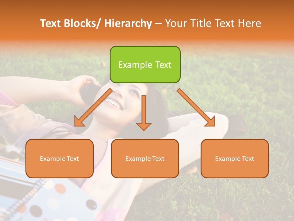 Student Mobile People PowerPoint Template