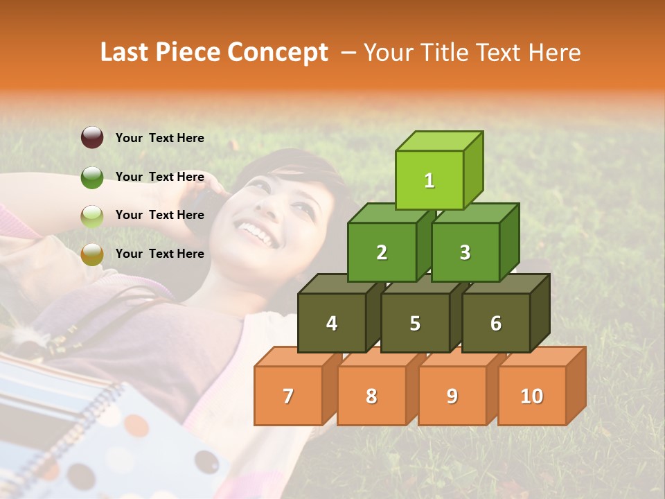 Student Mobile People PowerPoint Template