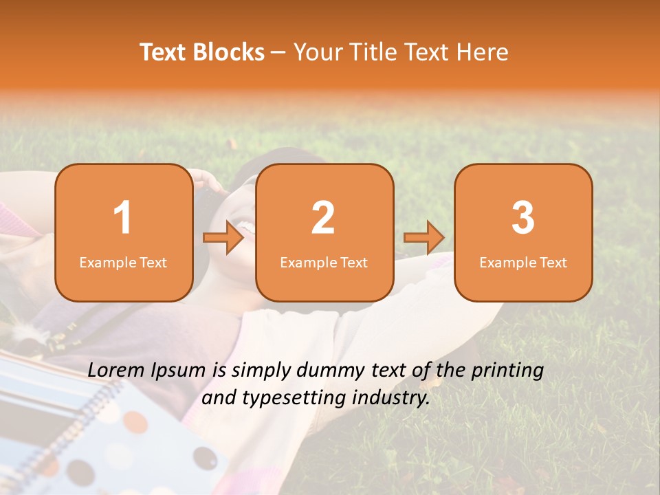Student Mobile People PowerPoint Template