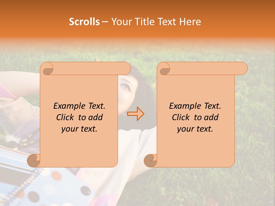 Student Mobile People PowerPoint Template