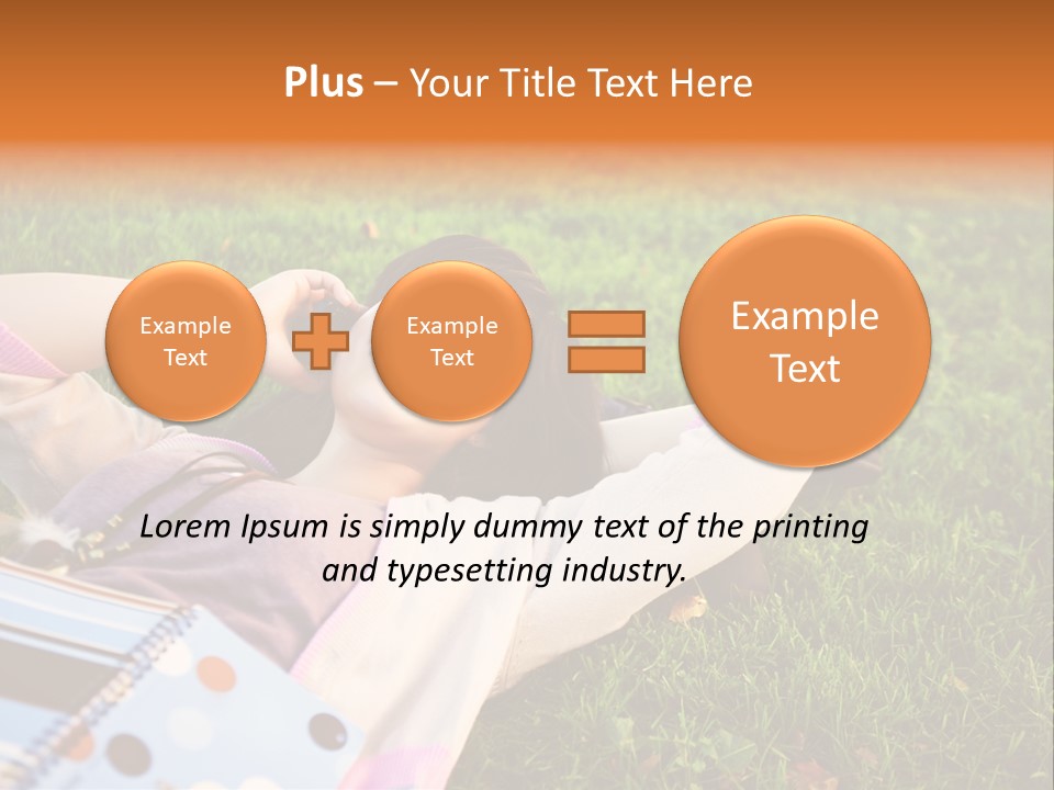 Student Mobile People PowerPoint Template