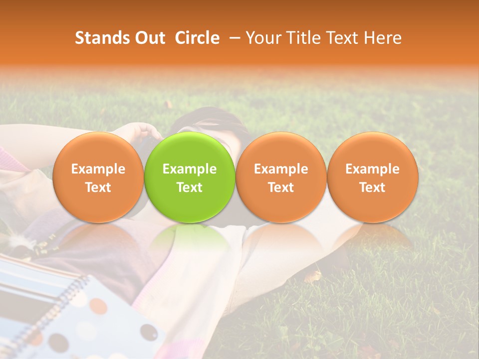 Student Mobile People PowerPoint Template