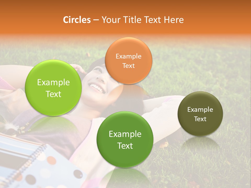 Student Mobile People PowerPoint Template