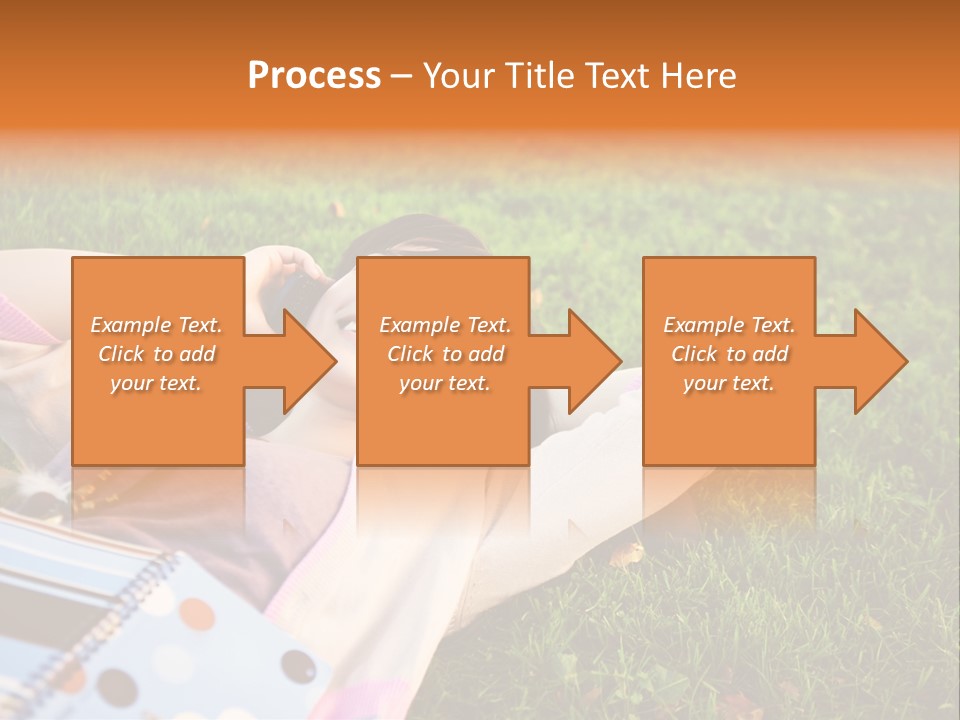Student Mobile People PowerPoint Template