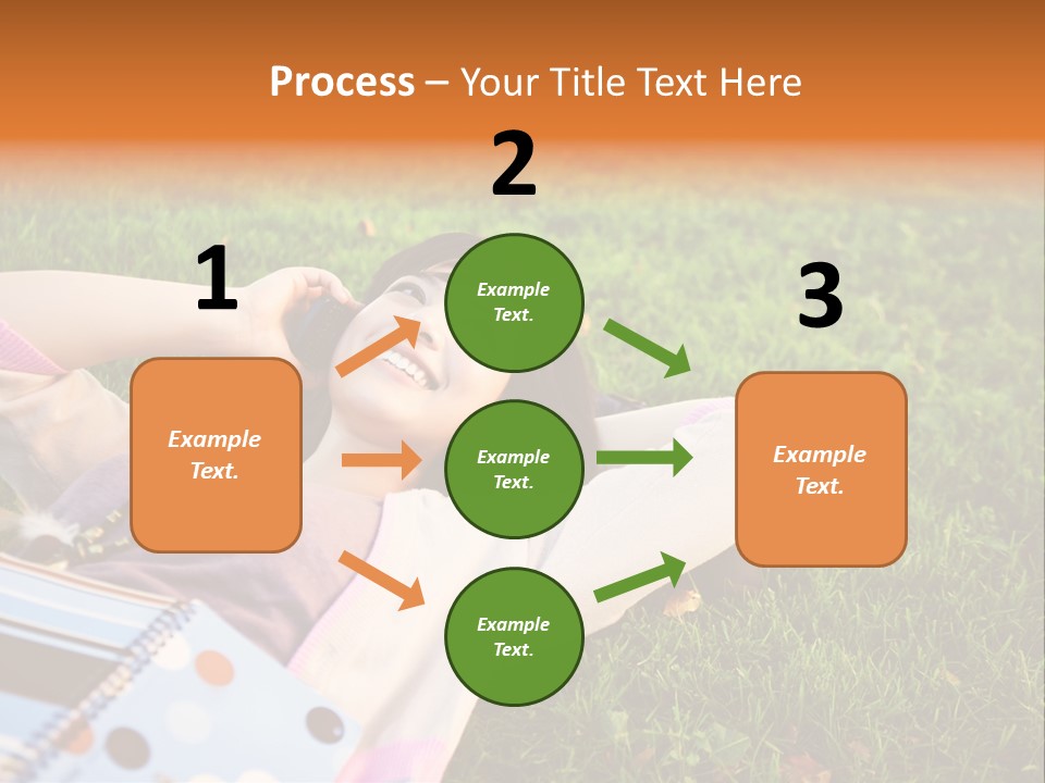 Student Mobile People PowerPoint Template