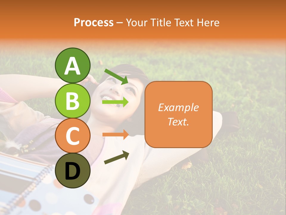 Student Mobile People PowerPoint Template