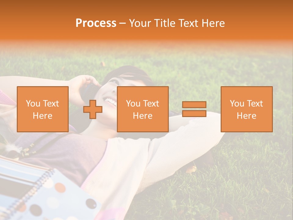 Student Mobile People PowerPoint Template