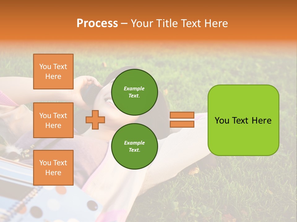 Student Mobile People PowerPoint Template