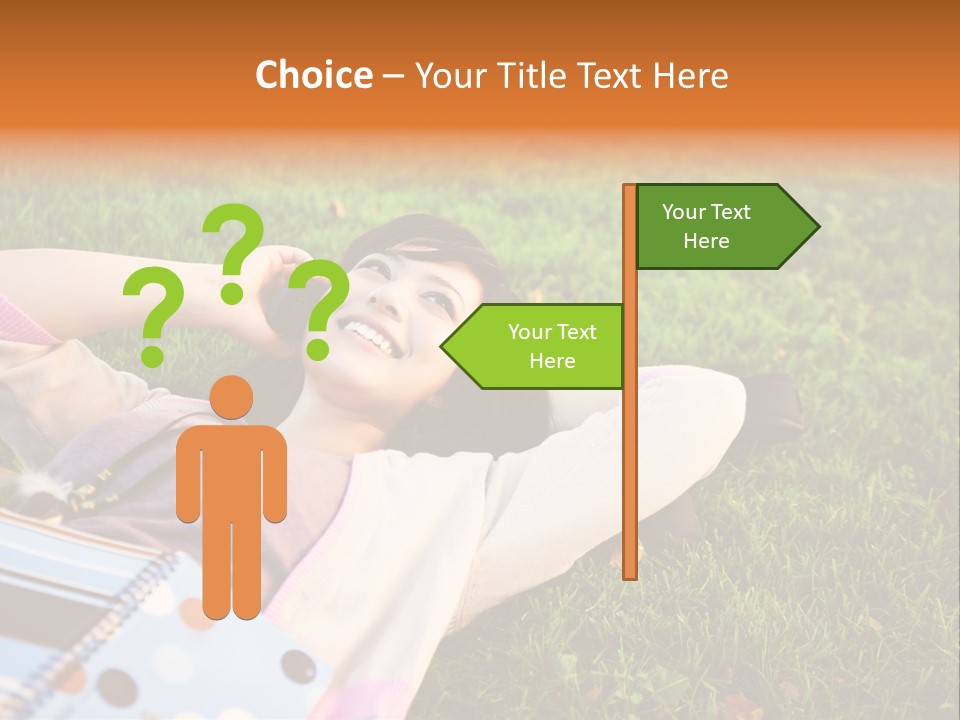 Student Mobile People PowerPoint Template