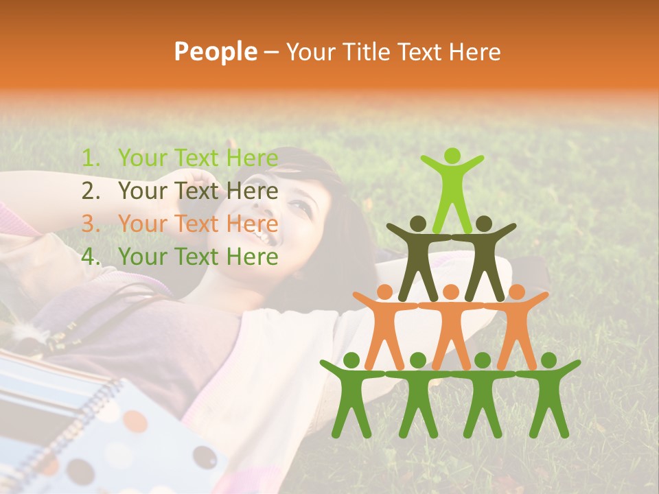 Student Mobile People PowerPoint Template