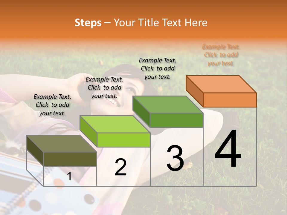 Student Mobile People PowerPoint Template