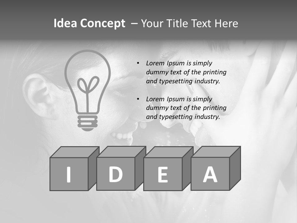 Toon Figure Conference PowerPoint Template