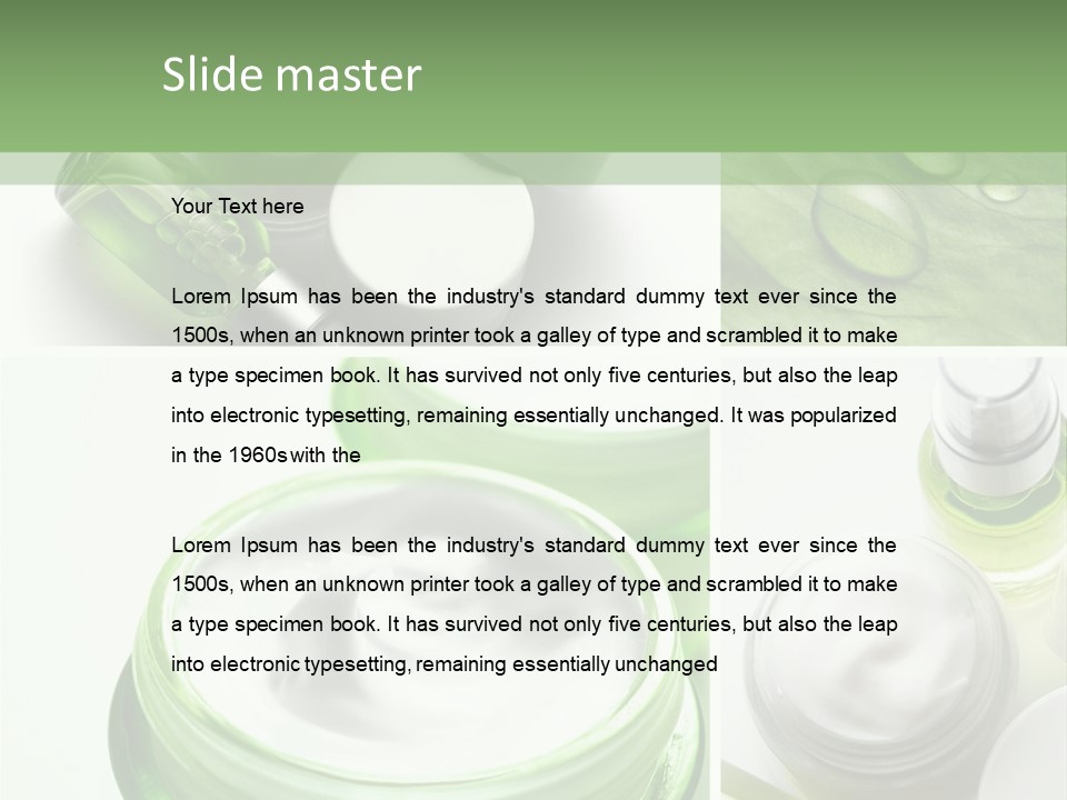 Body Beauty Luxury PowerPoint Template