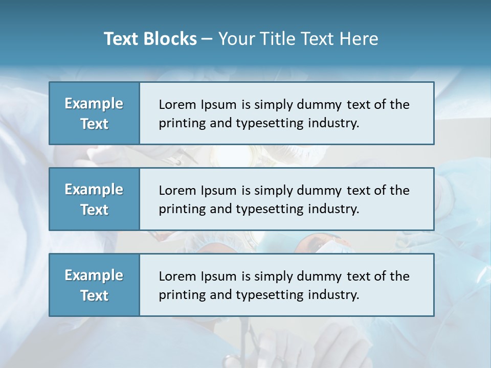 Group Instrument Man PowerPoint Template
